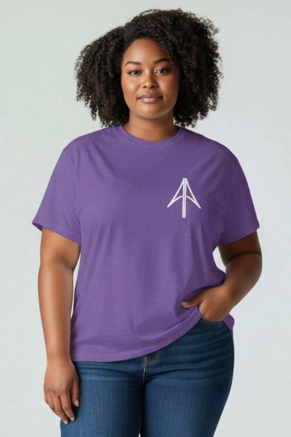 #Purple - Front of Shirt