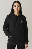 Arrow Waffle Knit Hoodie
